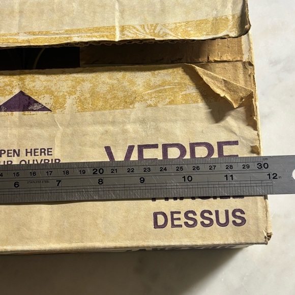 Vintage case of 12 Dominion glass 7.5 oz jelly tumblers / glasses with lids - Picture 11 of 13